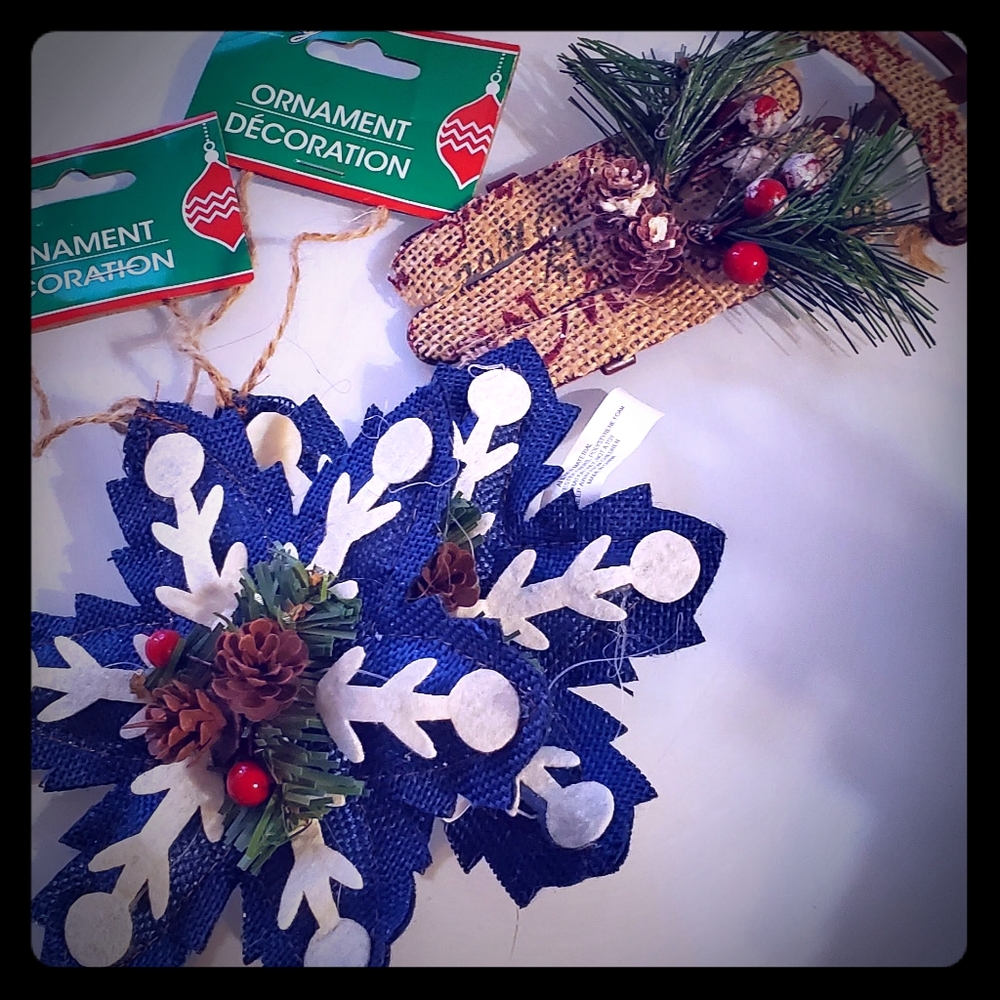 Various Christmas Ornaments Winter Decoration